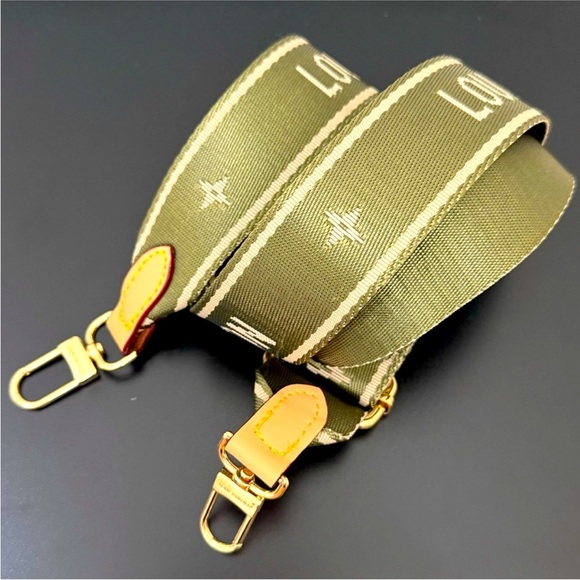 Olive Green Wide Guitar Strap Bag Replacement Strap - Picture 1 of 6